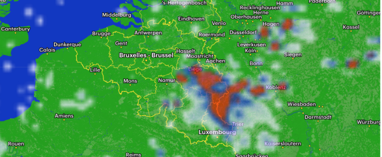 Code geel in Limburg: kans op veel regen, hagel, onweer, en windstoten tot 70 kilometer per uur